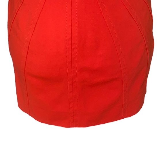 Diane Von Furstenberg Cameroon Blood Orange Mini Skirt - 8 - Picture 9 of 14